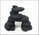 HS BLEU BELLE PACIFIC PEBBLE MOUNTAIN BLACK S 10.5X6X8,5 CM