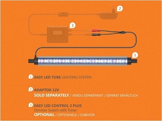 AQUATLANTIS EASY LED TUBE 849MM 18W