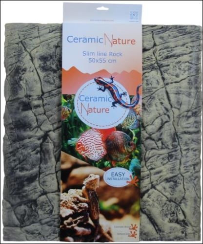 CERAMIC NATURE SLIMELINE ROCK 50X65CM COLORADO BROWN
