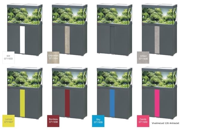 EHEIM VIVALINE 126 LED+  SET MET MEUBEL   div. kleuren
