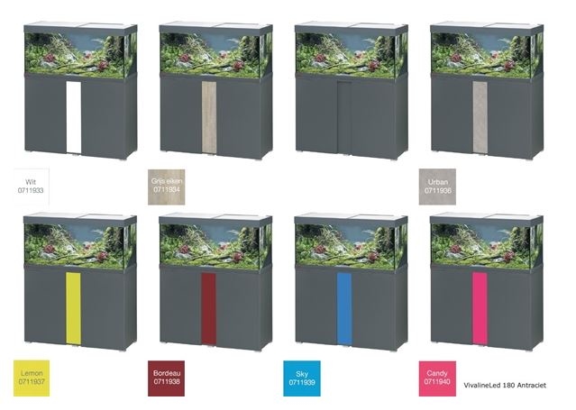 EHEIM VIVALINE 180 LED+ SET MET MEUBEL  div. kleuren