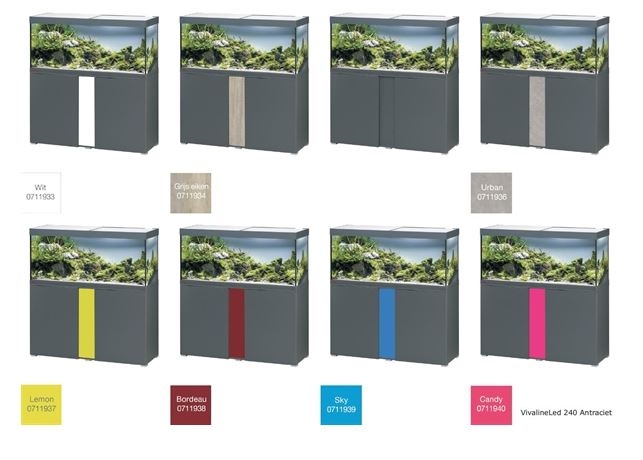EHEIM VIVALINE 240 LED+  SET MET MEUBEL   div. kleuren
