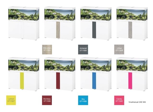 EHEIM VIVALINE 240 LED SET MET MEUBEL   div. kleuren