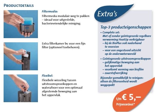 OASE BIOPLUS THERMO 200 BINNENFILTER