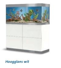 OASE HIGHLINE OPTIWHITE 400 AQUARIUM MET MEUBEL DIV KLEUREN